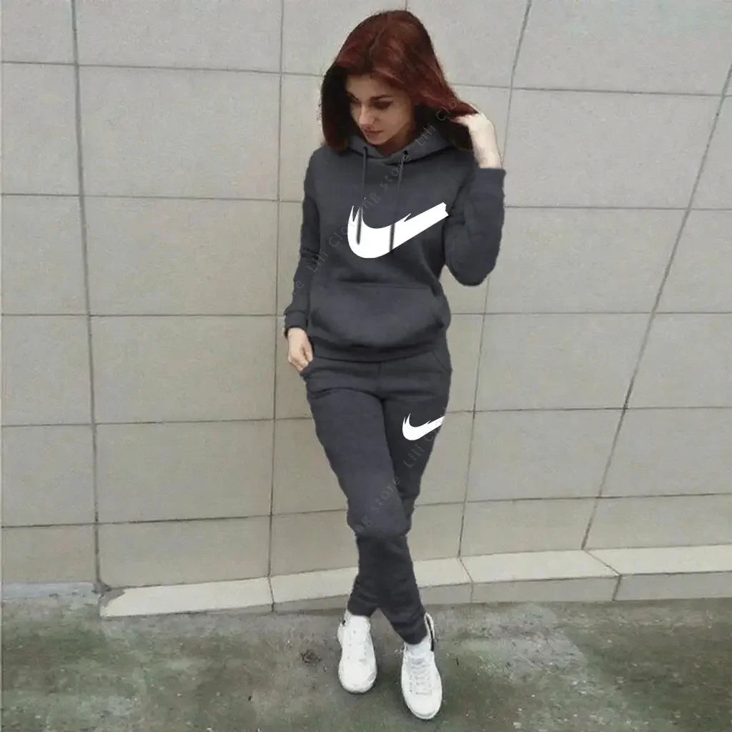 Hoodie Pants Sets Women's Suit 2pcs Sports Outfits 2025 Home Outdoor JoggingNew Designer Clothes women Autumn Winter Tracksuit