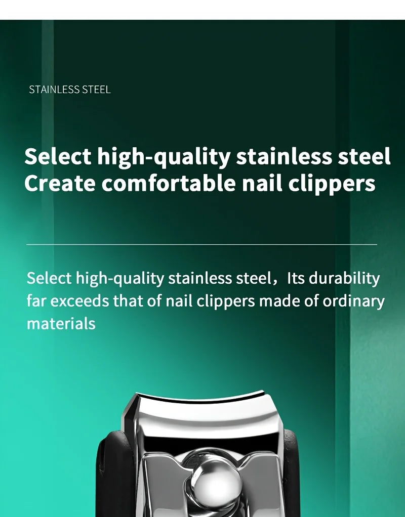 Ultra Sharp Nail Clippers — Stainless Steel Fingernail & Toenail Trimmer