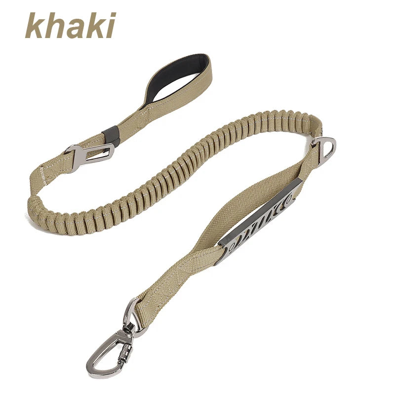Adjustable Pet Dog Nylon reflective multi-functional retractable dog leash Car Seat Belt Cushioning Retractable Reflectivenylon
