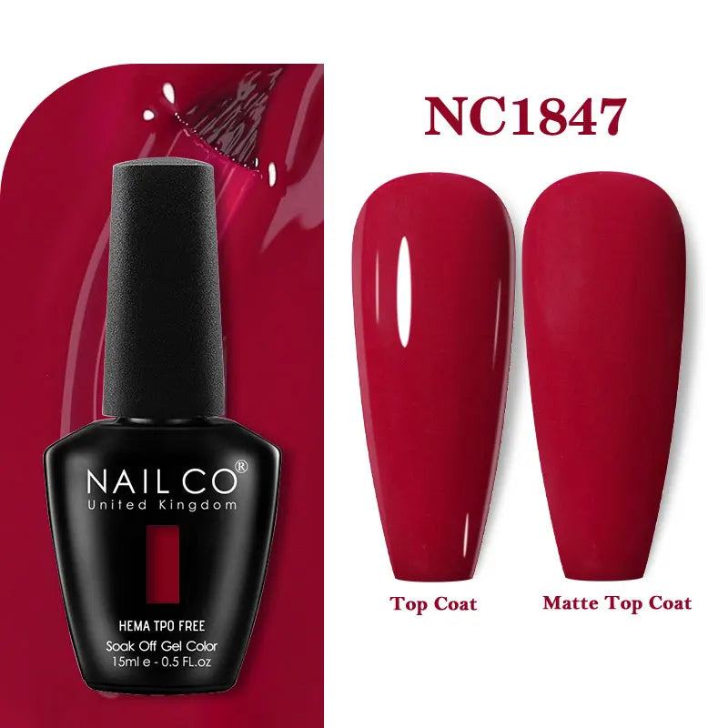 NAILCO Gel Nail Polish – HEMA-Free Soak-Off UV/LED Gel | 15ml | 333 Colors