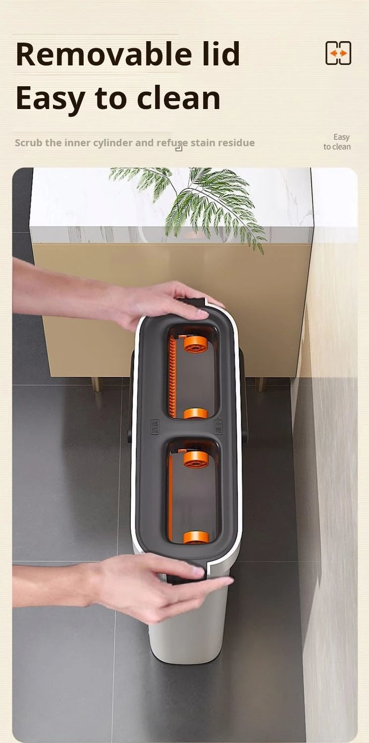 JOYBOS Spin Flat Mop & Bucket Set – Hands-Free Wringing, Wet & Dry Cleaning for Home Floors