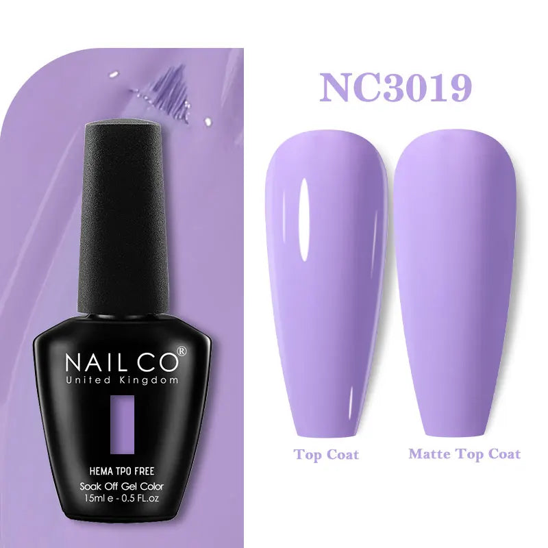 NAILCO Gel Nail Polish – HEMA-Free Soak-Off UV/LED Gel | 15ml | 333 Colors