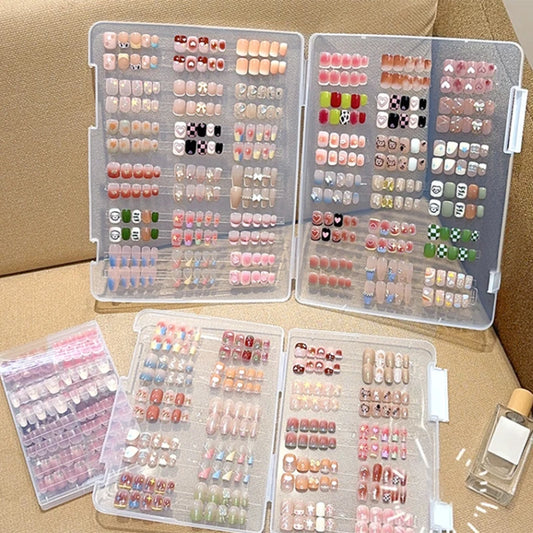Large Capacity Fake Nail Tip Storage Box | Display Board & DIY Photo Prop for Nail Art — Small & Large