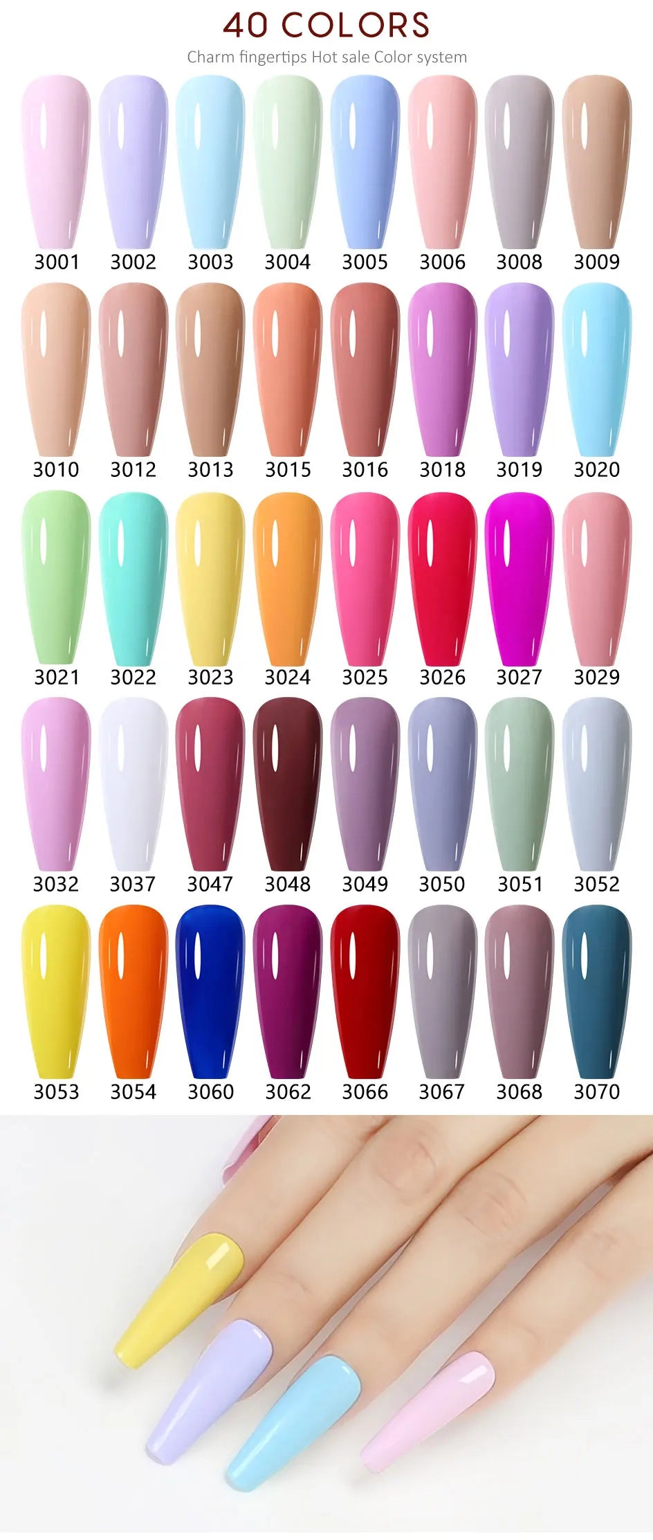 NAILCO Gel Nail Polish – HEMA-Free Soak-Off UV/LED Gel | 15ml | 333 Colors
