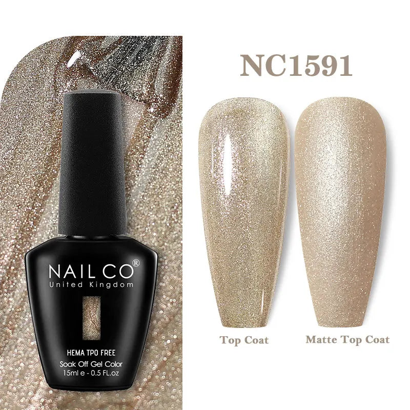 NAILCO Gel Nail Polish – HEMA-Free Soak-Off UV/LED Gel | 15ml | 333 Colors