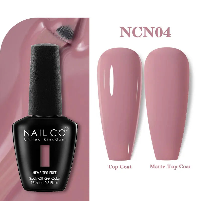 NAILCO Gel Nail Polish – HEMA-Free Soak-Off UV/LED Gel | 15ml | 333 Colors