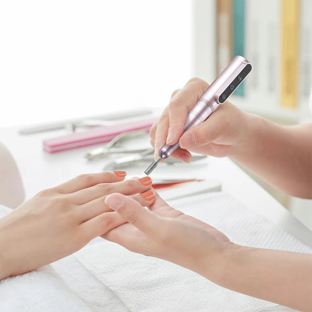 35000RPM Wireless Rechargeable Nail Drill Pen — Portable Electric Manicure Machine