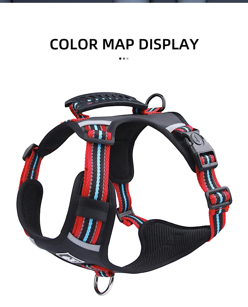 Pet Dog Harness Handle Puppy Collar Large Dog Lead Lightweight Walking Explosion-proof Lift Dog Travel Harnesses Dog Leash