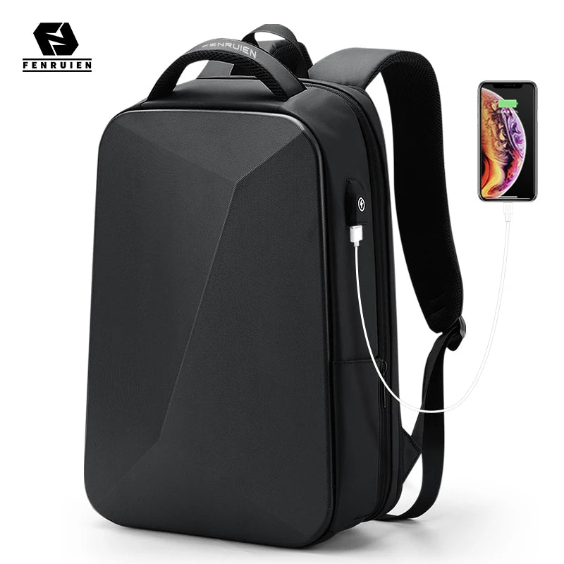 Fenruien Business Laptop Backpack — TSA Lock, USB Charging & Waterproof Travel Bag