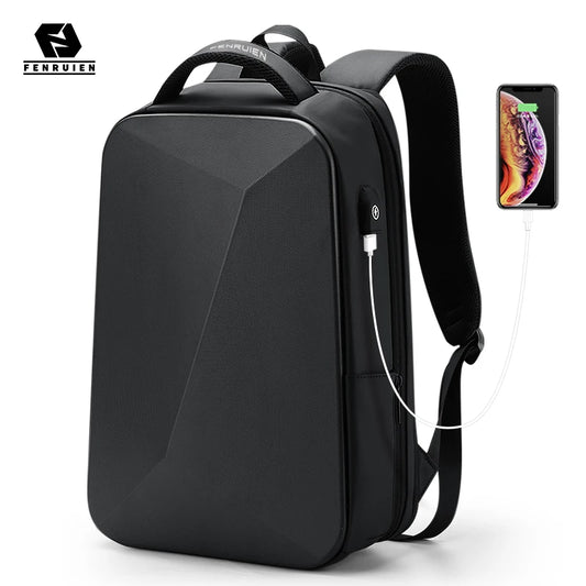 Fenruien Business Laptop Backpack — TSA Lock, USB Charging & Waterproof Travel Bag