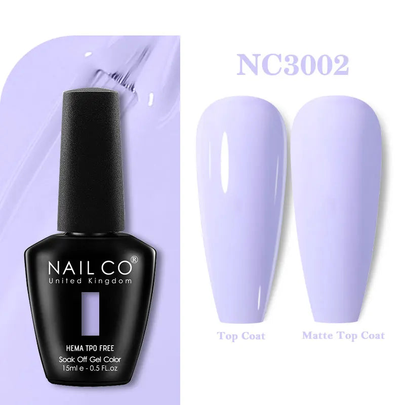 NAILCO Gel Nail Polish – HEMA-Free Soak-Off UV/LED Gel | 15ml | 333 Colors