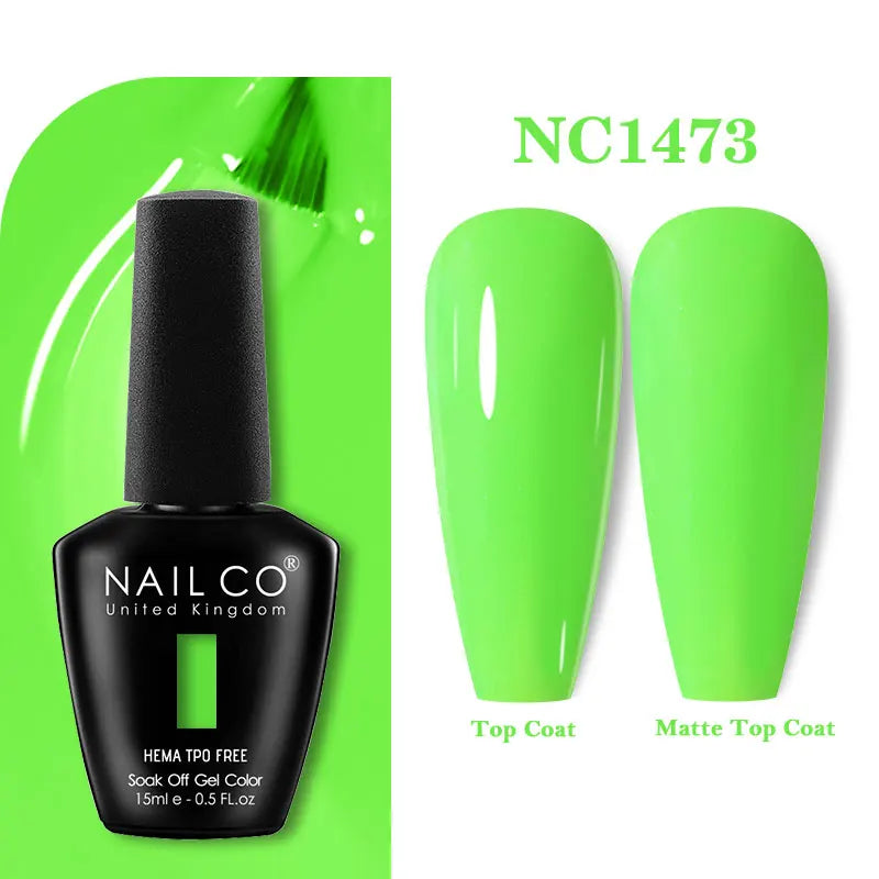 NAILCO Gel Nail Polish – HEMA-Free Soak-Off UV/LED Gel | 15ml | 333 Colors