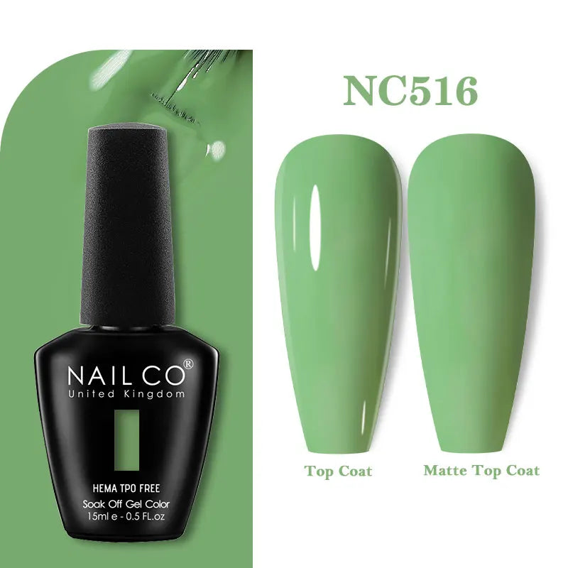 NAILCO Gel Nail Polish – HEMA-Free Soak-Off UV/LED Gel | 15ml | 333 Colors