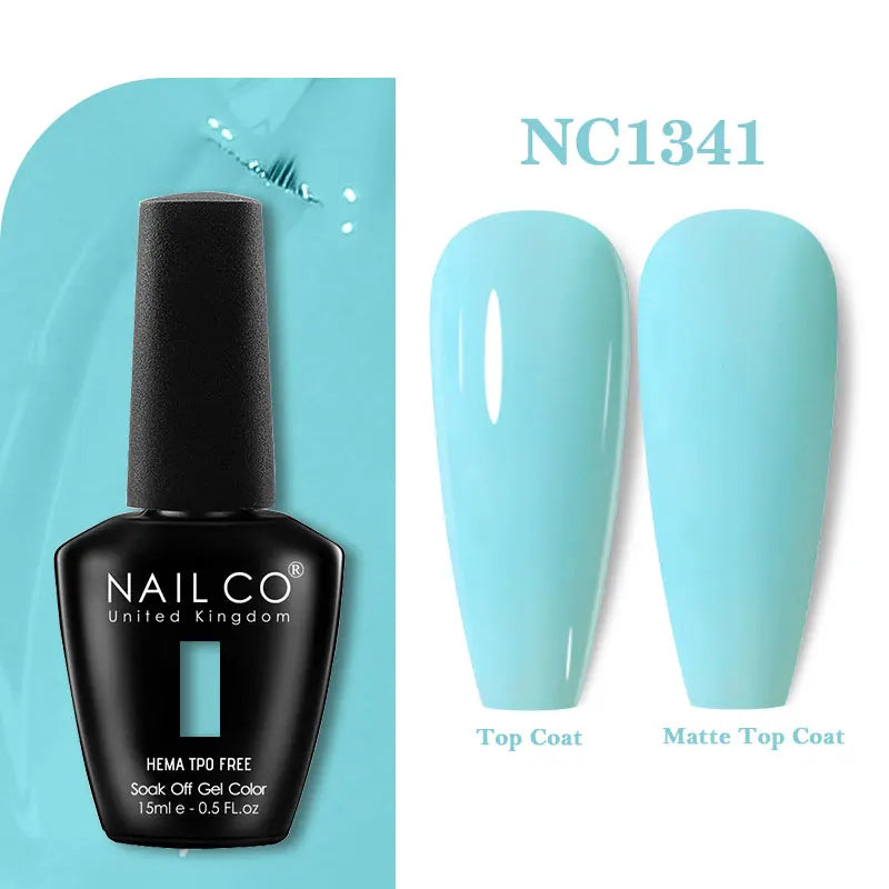 NAILCO Gel Nail Polish – HEMA-Free Soak-Off UV/LED Gel | 15ml | 333 Colors