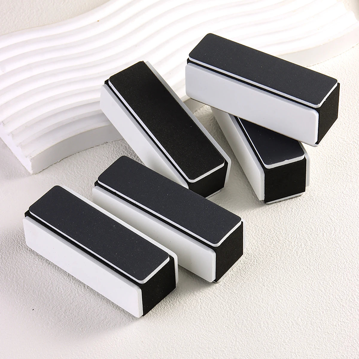 4-Sided Nail Polishing Block | Glowing Buffer & Shine Tool for Nail Art