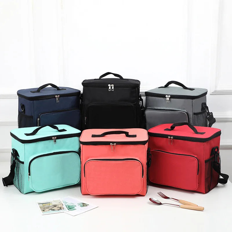 1PC Large capacity insulated box, hand-held crossbody, outdoor ice pack manufacturer, picnic bag, insulated bag