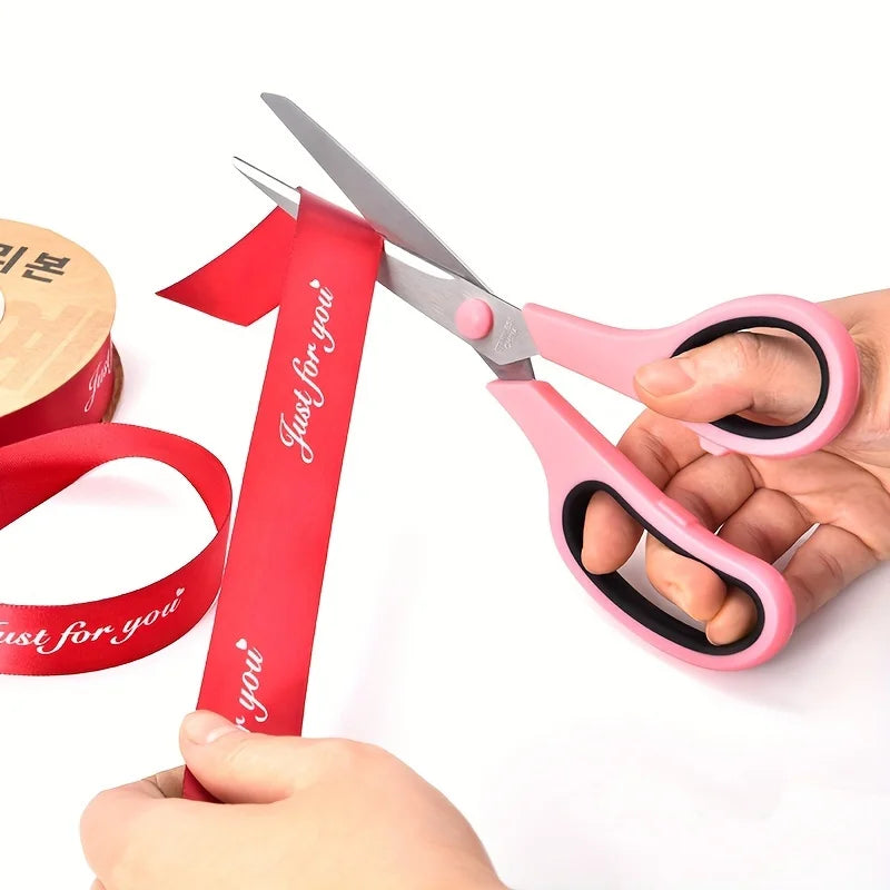 8.5" Multi-Functional Stainless Steel Scissors – Sharp Ergonomic Comfort Grip for Sewing, Crafting, Fabric & Office Use | 1 & 2 Pack