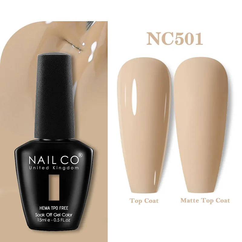 NAILCO Gel Nail Polish – HEMA-Free Soak-Off UV/LED Gel | 15ml | 333 Colors