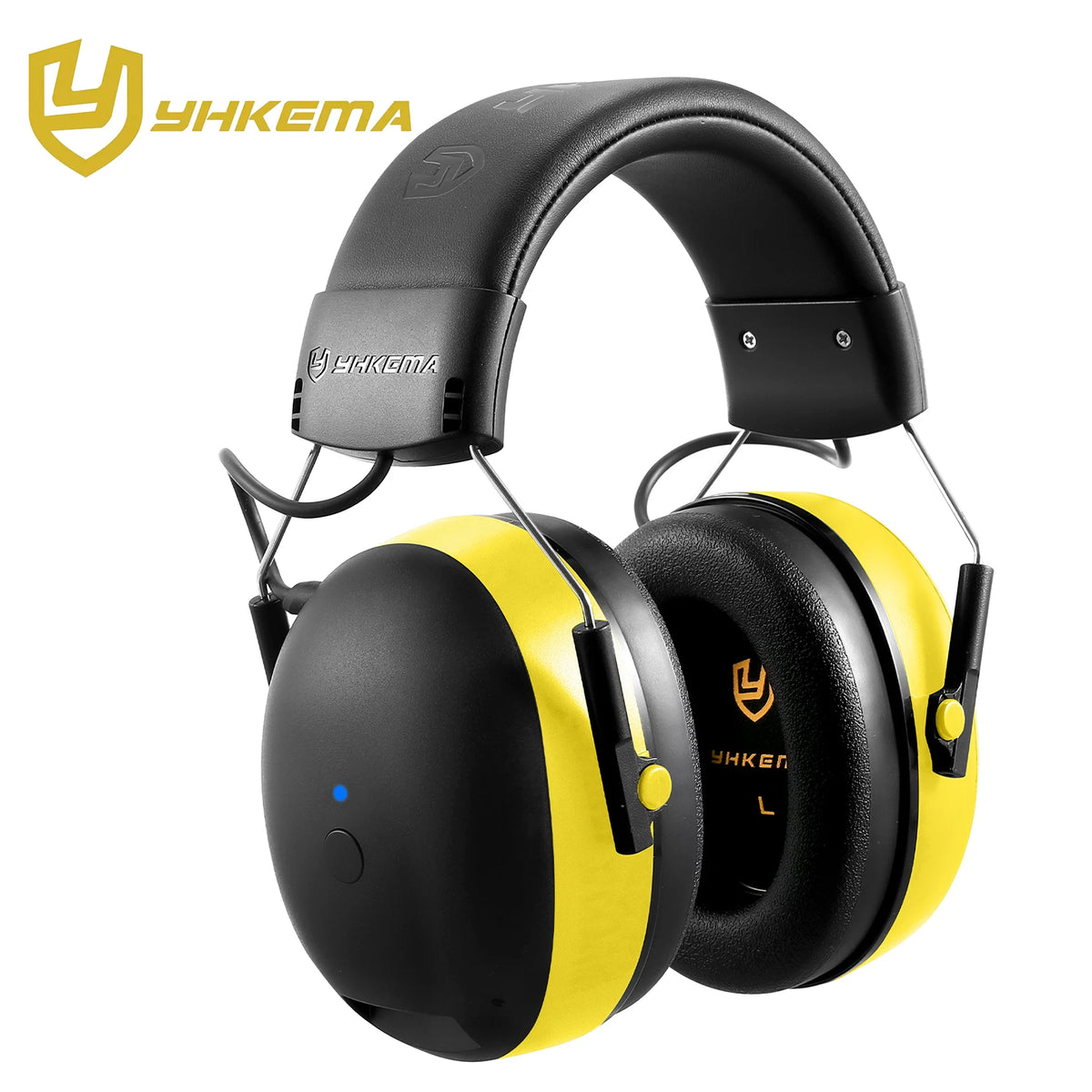 YHKEMA Bluetooth Hearing Protection Earmuffs | Noise Reduction Safety Headphones with Music & Call Support