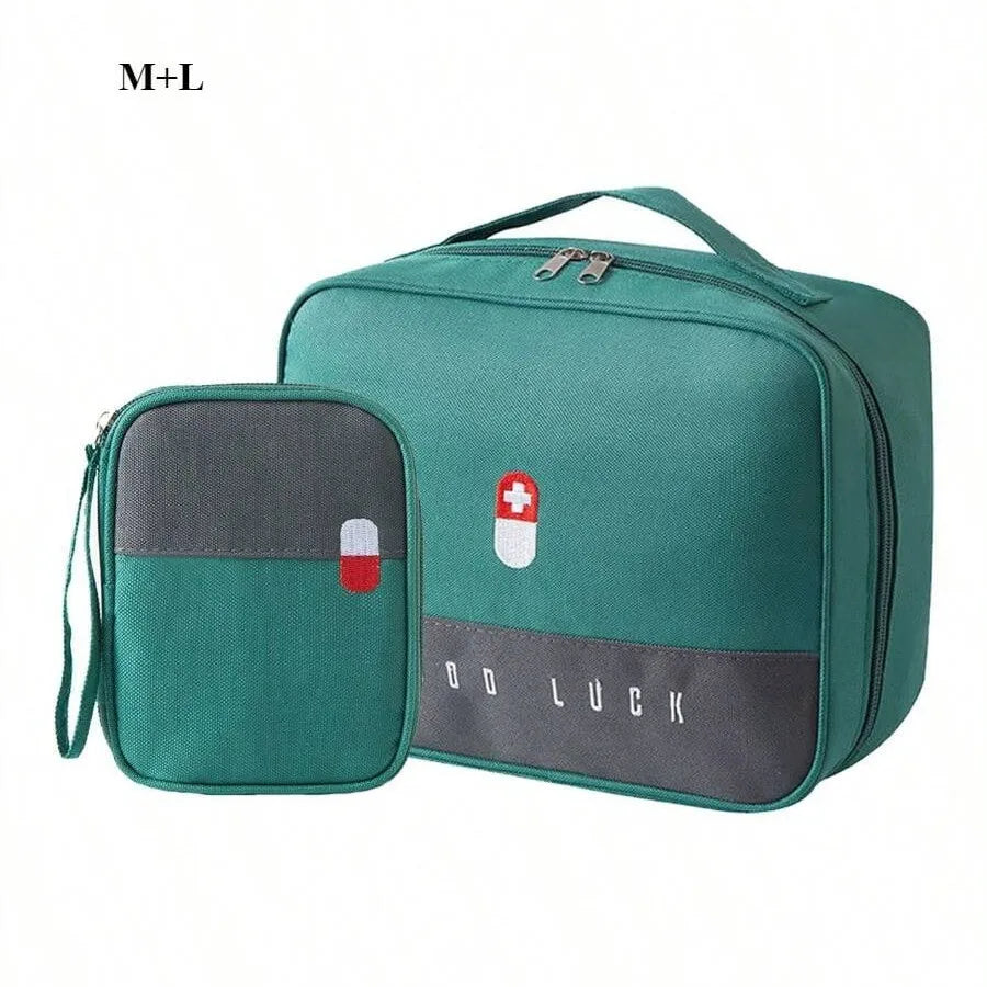 Portable Travel First Aid Kit Bag – Waterproof Oxford Emergency Medical Organizer