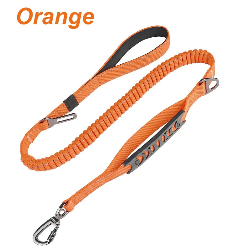 Adjustable Pet Dog Nylon reflective multi-functional retractable dog leash Car Seat Belt Cushioning Retractable Reflectivenylon