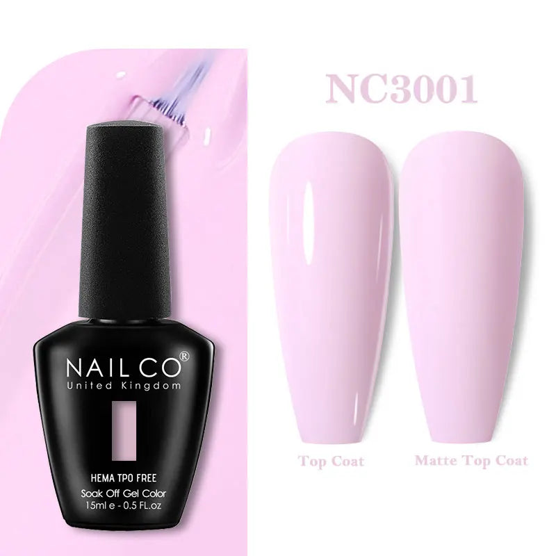 NAILCO Gel Nail Polish – HEMA-Free Soak-Off UV/LED Gel | 15ml | 333 Colors