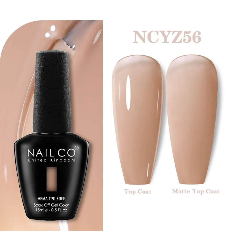 NAILCO Gel Nail Polish – HEMA-Free Soak-Off UV/LED Gel | 15ml | 333 Colors