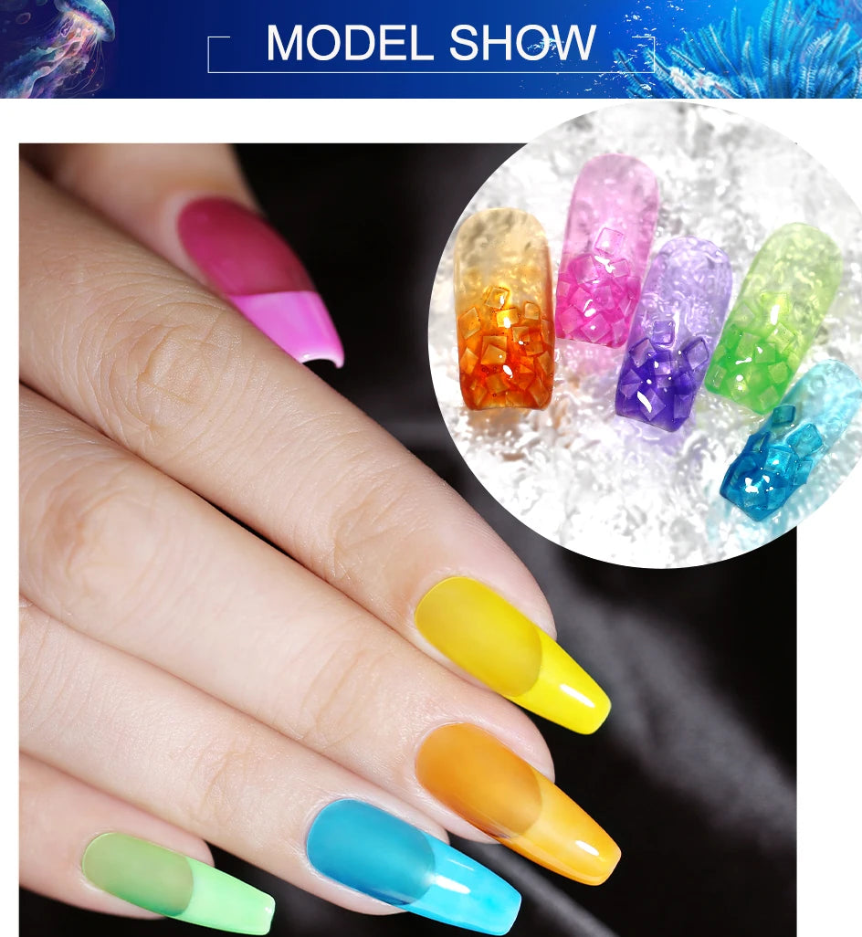 NAILCO Jelly Gel Nail Polish | HEMA-Free Soak Off UV LED Semi-Permanent Gel Varnish — 70 Colors