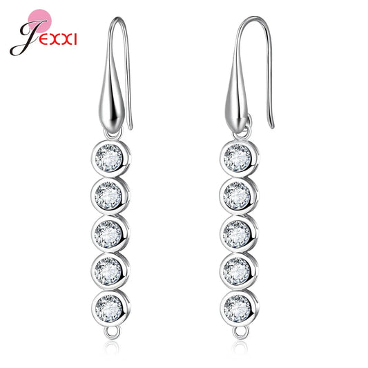 925 Sterling Silver Hypoallergenic Earring Hooks – DIY Jewelry Findings for Tassel & Crystal Designs