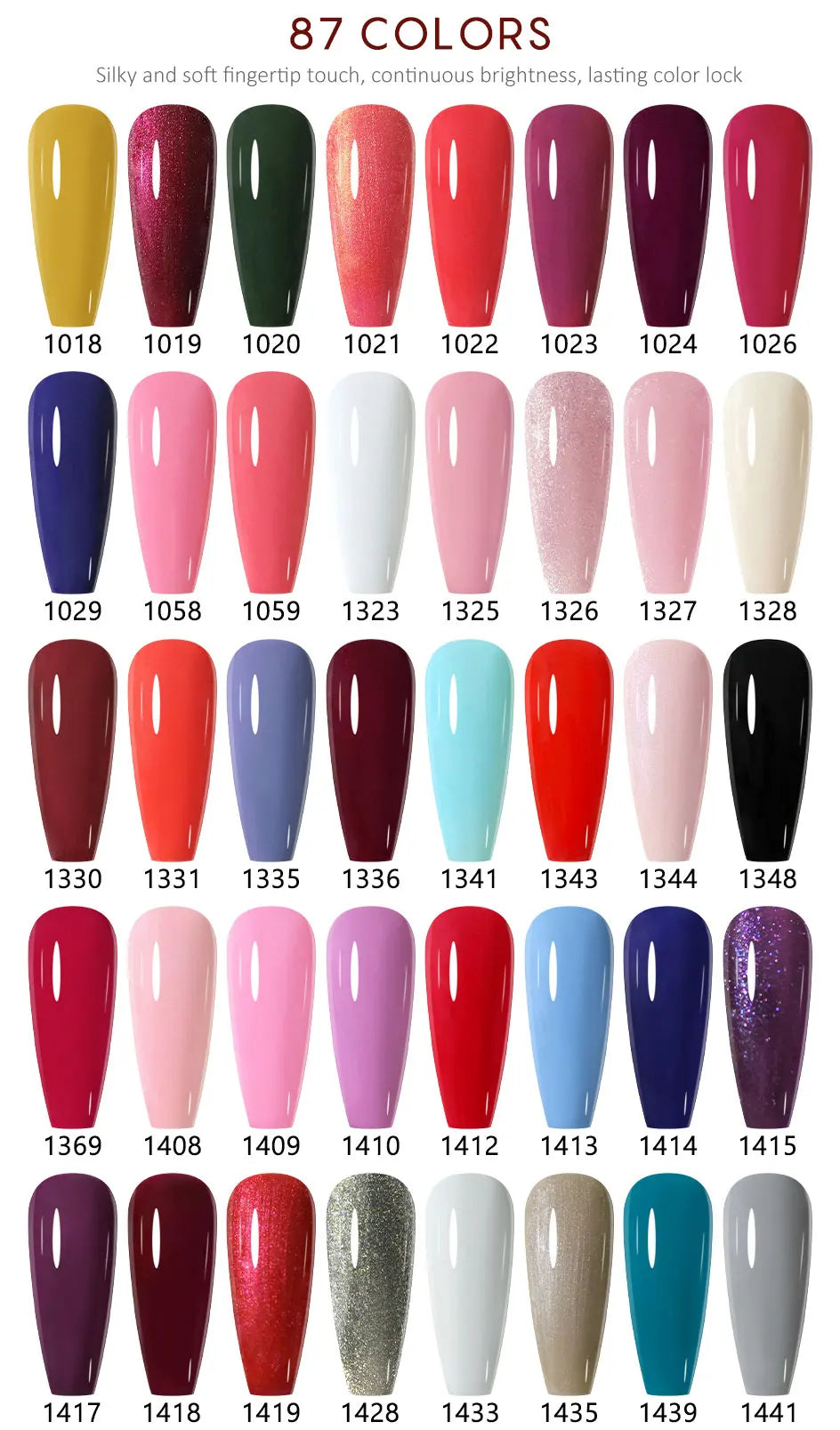NAILCO Gel Nail Polish – HEMA-Free Soak-Off UV/LED Gel | 15ml | 333 Colors