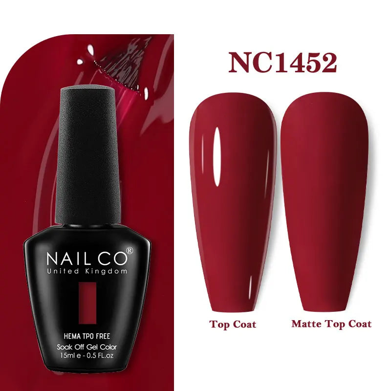 NAILCO Gel Nail Polish – HEMA-Free Soak-Off UV/LED Gel | 15ml | 333 Colors