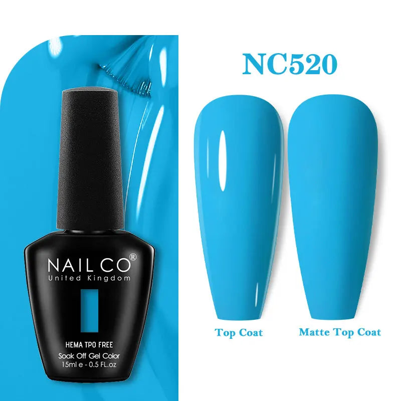 NAILCO Gel Nail Polish – HEMA-Free Soak-Off UV/LED Gel | 15ml | 333 Colors