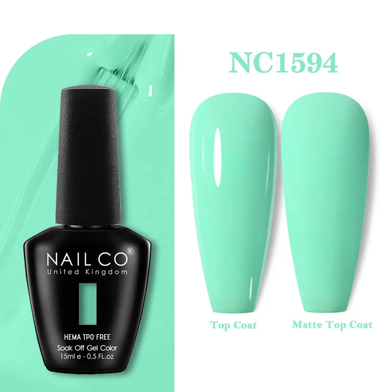 NAILCO Gel Nail Polish – HEMA-Free Soak-Off UV/LED Gel | 15ml | 333 Colors