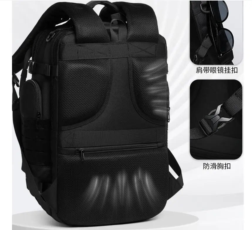 Large Capacity Waterproof Travel Backpack | Men's Outdoor Multi-Function Weekend Bag
