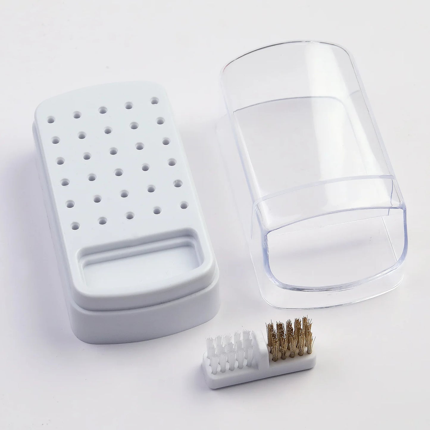 30-Slot Nail Polish Organizer | Acrylic Portable Display Stand | Dustproof Nail Polish Holder for Salon & Home