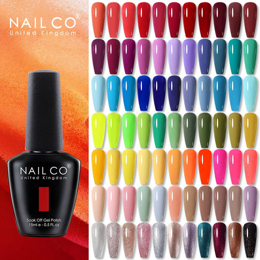 NAILCO Gel Nail Polish – HEMA-Free Soak-Off UV/LED Gel | 15ml | 333 Colors