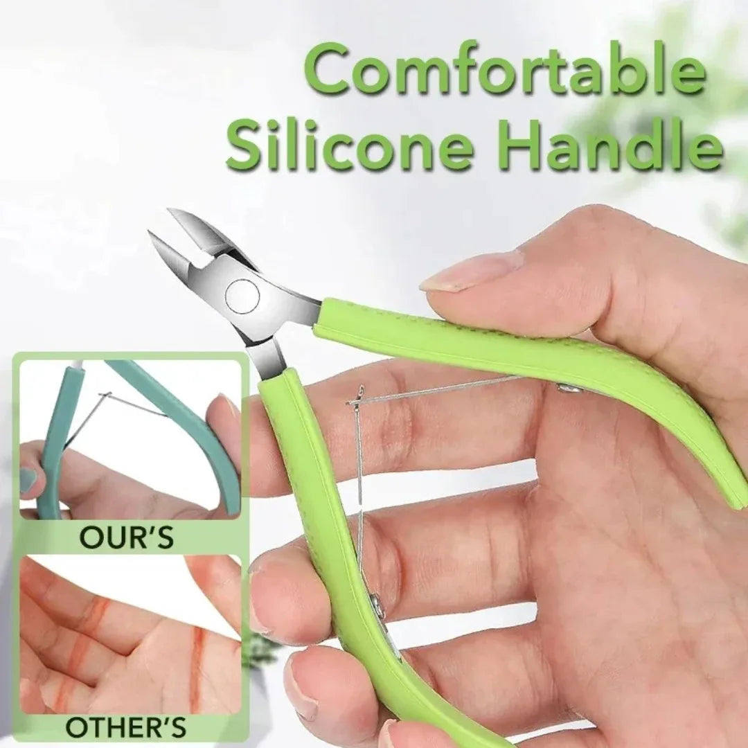 Cuticle Nippers & Nail Clipper Set | Stainless Steel Ingrown Nail & Dead Skin Remover
