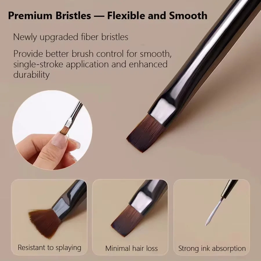 Nail Art Gel Brush Set — 9Pcs Nail Extension & Design Painting Tools