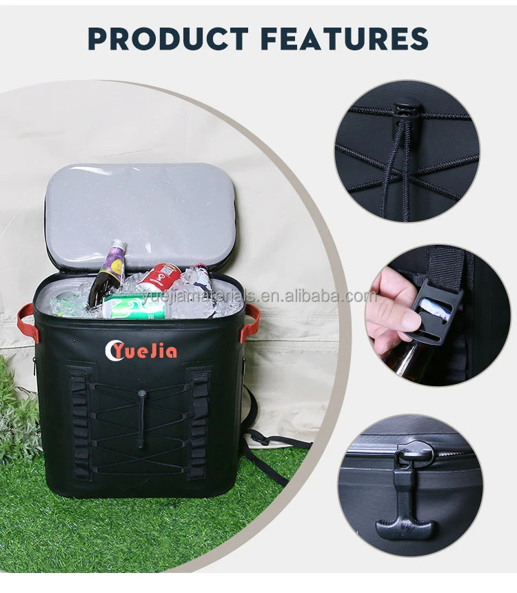 Use Insulated Lunch Food Can Cooler Backpack Ice Cooler Box Portable Soft Coolers Waterproof Insulated Box