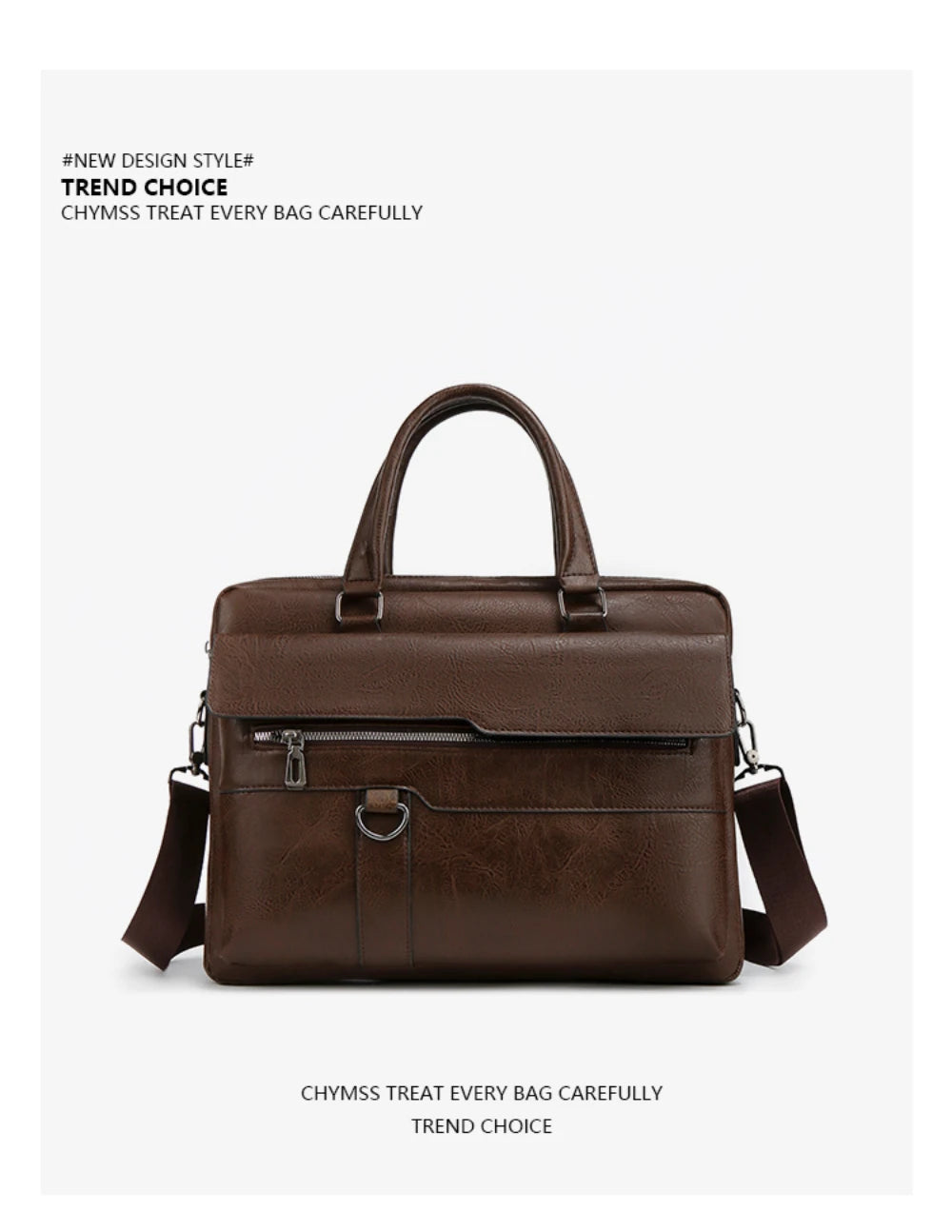 Men's crossbody bag, handbag, business horizontal style, computer bag, large-capacity briefcase, multi-functional luggage