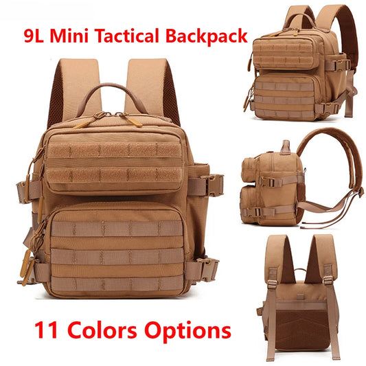 9L MOLLE Sport Backpack — Tactical EDC Day Pack for Hiking, Camping & Outdoor Adventures