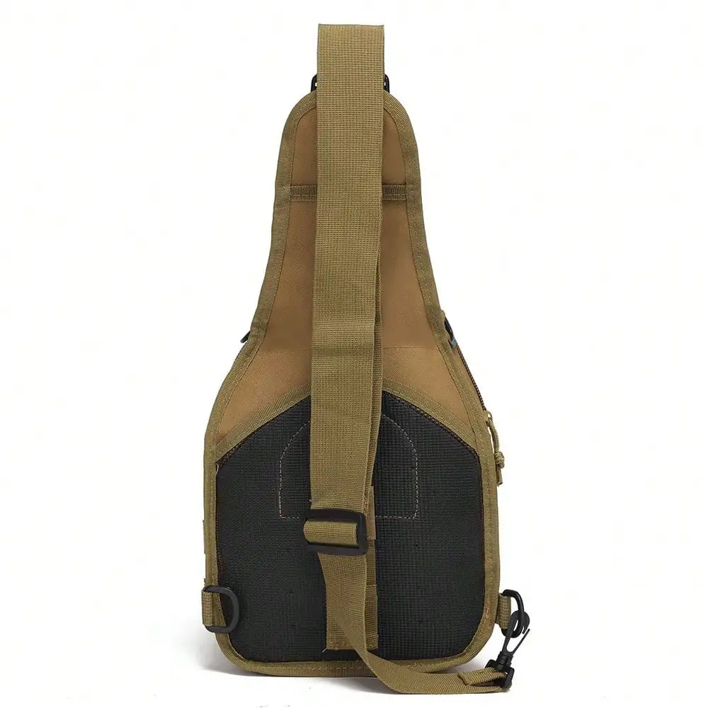 Men's Outdoor MOLLE Chest Bag Camo Shoulder Bag Sling Backpack Oxford Mountain Climbing Camping Fishing Trekking Chest Pack
