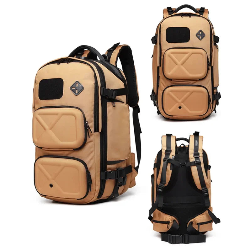 Tactical Cross Backpack | High-Capacity Men's Hiking & Sling Bag with Belt Pack Option