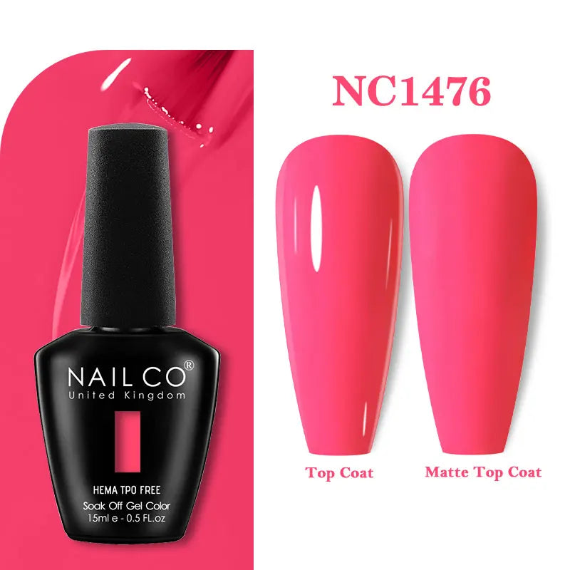 NAILCO Gel Nail Polish – HEMA-Free Soak-Off UV/LED Gel | 15ml | 333 Colors