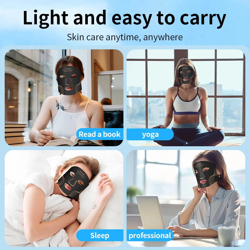 UBilli 7-Color Wireless LED Face Mask