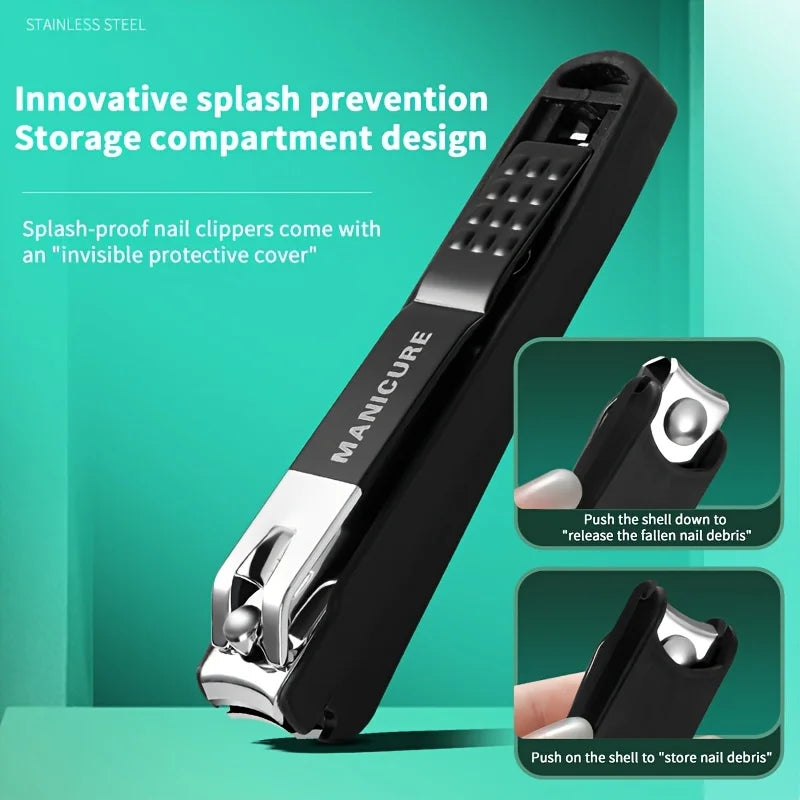 Ultra Sharp Nail Clippers — Stainless Steel Fingernail & Toenail Trimmer