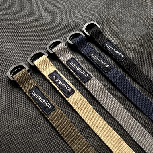 Men's Canvas Belt, Mountain-Style Unisex Fabric Belt