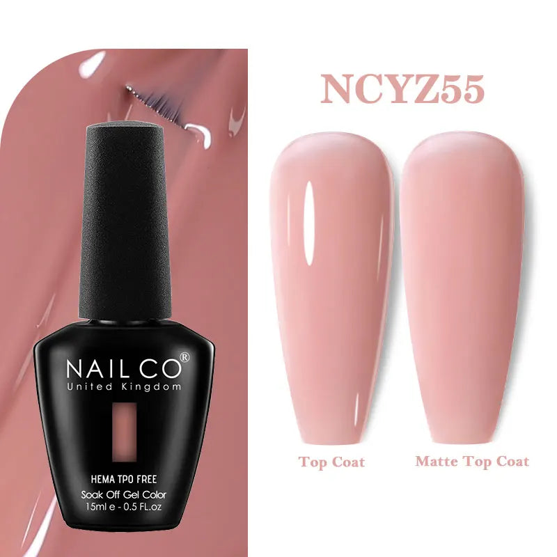 NAILCO Gel Nail Polish – HEMA-Free Soak-Off UV/LED Gel | 15ml | 333 Colors
